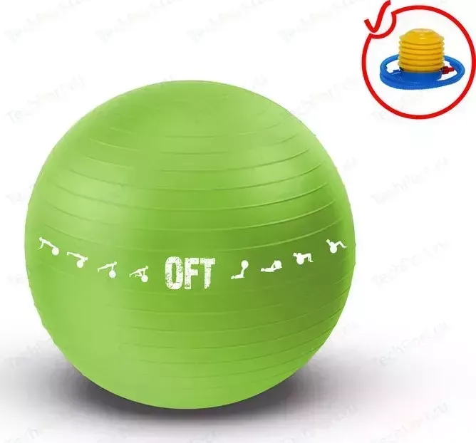 Фитбол Original Fit Tools 65 см для коммерческого использования зеленый (FT-GBPRO-65GN)