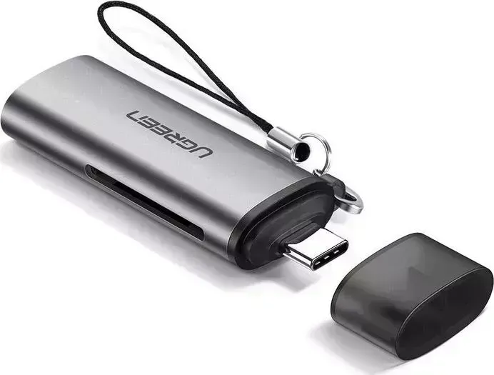 Кардридер UGREEN USB-C 3.1 для карт памяти TF / SD (50704)