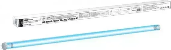 Лампа TDM ELECTRIC бактерицидная UVC 15 Вт, T8/G13, безозоновая