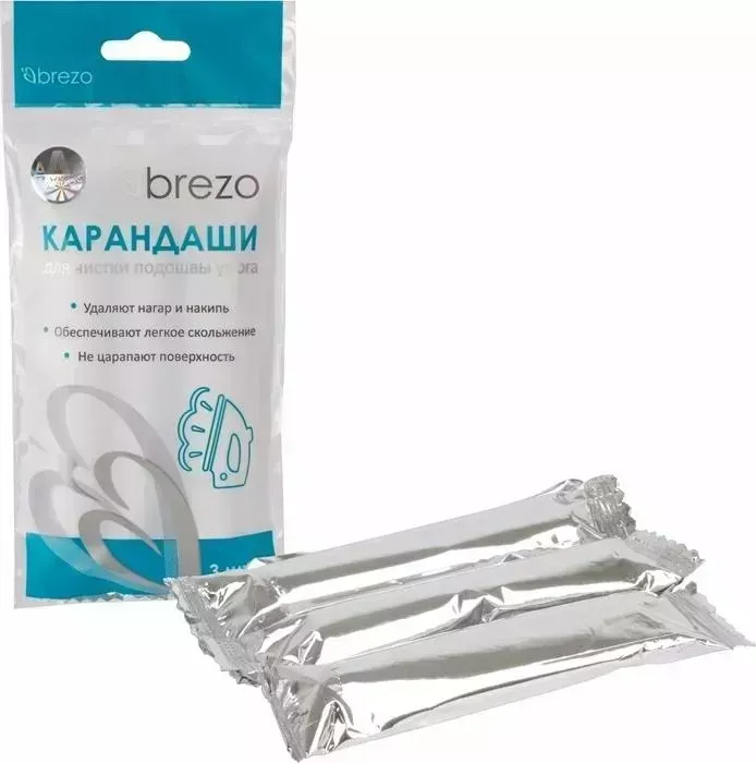 Комплект Brezo карандаш для чистки подошвы утюга, 25 г, 3 шт, 97492