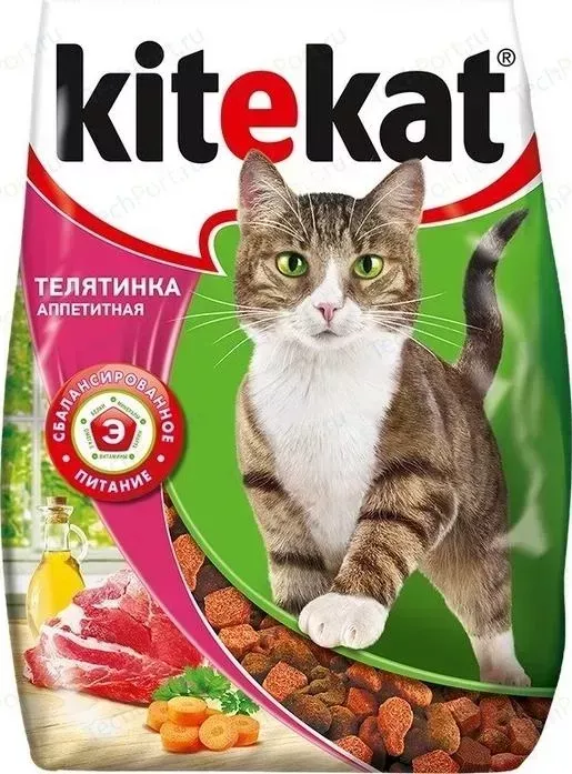 Сухой корм Kitekat Телятинка аппетитная для кошек 350г (10132145)