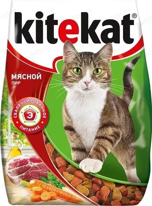 Сухой корм Kitekat Мясной пир для кошек 350г (10132138)