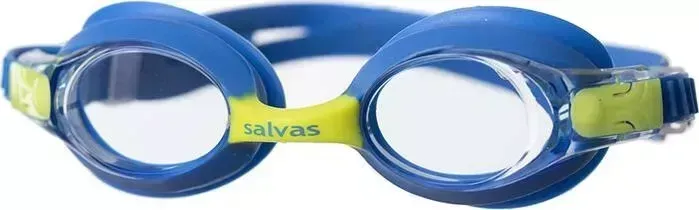 Очки для плавания Salvas Quak, ПРОЗРАЧНЫЕ синяя оправа,,