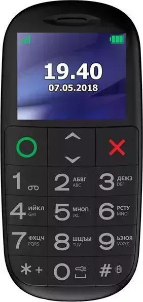 Мобильный телефон VERTEX C312 Black/White