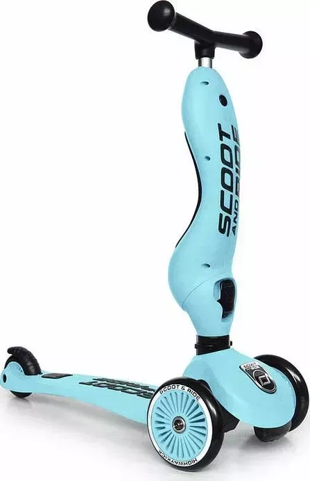 Трехколесный самокат-беговел Scoot&Ride HighwayKick 1 (голубика) Scoot&amp;amp;Ride 1