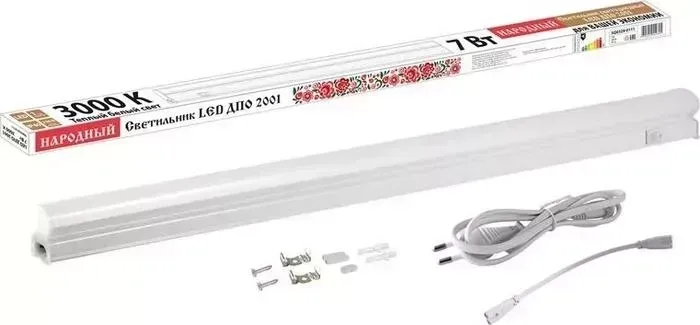 Светильник TDM ELECTRIC ДПО 2001 7 Вт, 3000 К, IP40, Народный