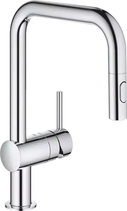 Смеситель для кухни Grohe Minta с выдвижным изливом, хром (32322002)