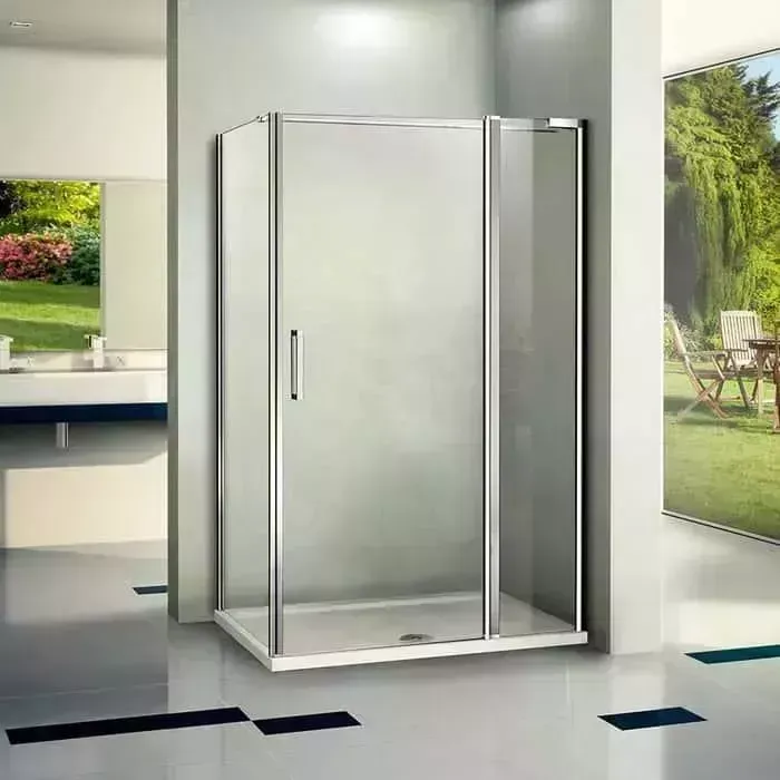 Душевой уголок Good Door Pandora WTW+SP 110x100 прозрачный, хром