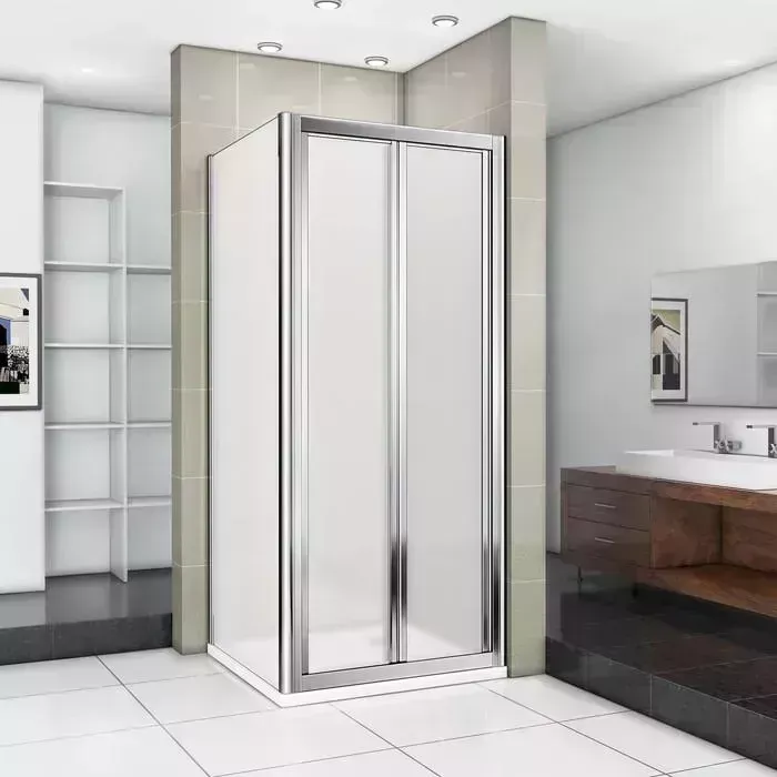 Душевой уголок Good Door Infinity SD+SP 90х100 матовый Grape, хром