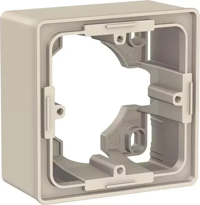Коробка Schneider Electric одномодульная для открытой установки Unica New NU800244