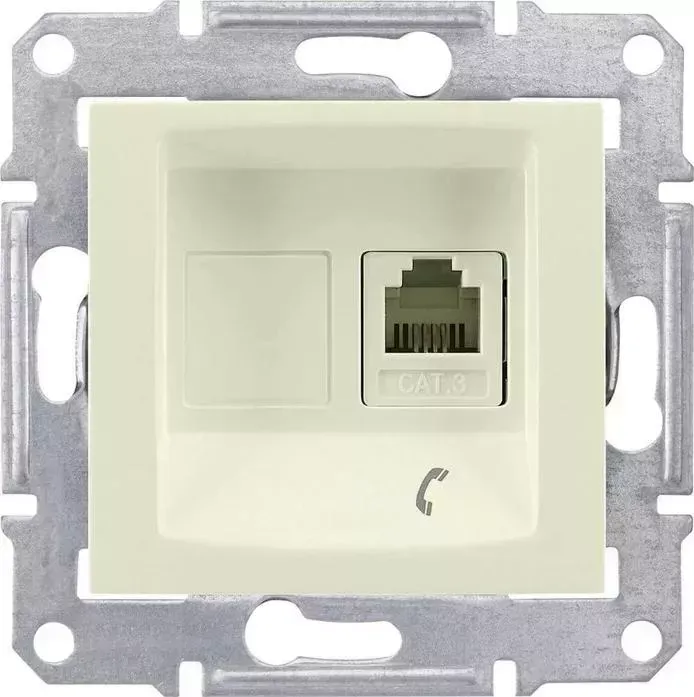 Розетка Schneider Electric телефонная RJ11 Sedna SDN4101147