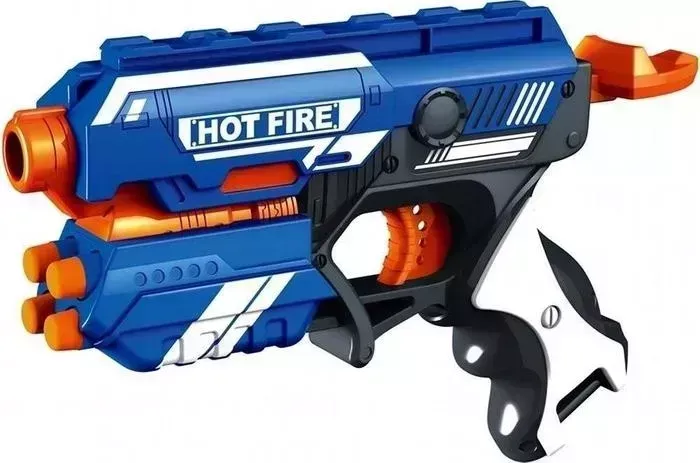 Пистолет Zecong Toys помповый ''BlazeStorm'' с мягкими пулями - ZC7036