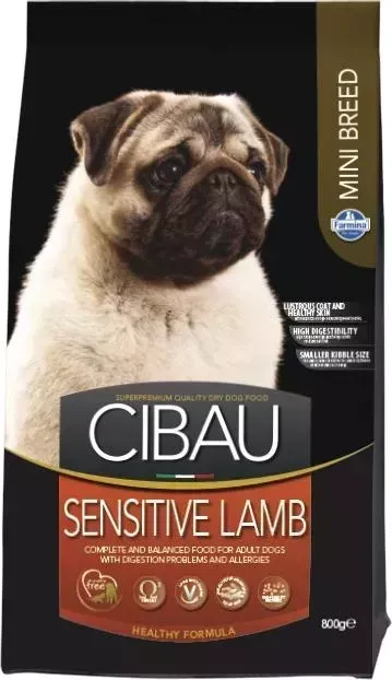 Сухой корм Farmina CIBAU Sensitive Lamb Mini Breed с ягненком для взрослых собак мелких пород 800г