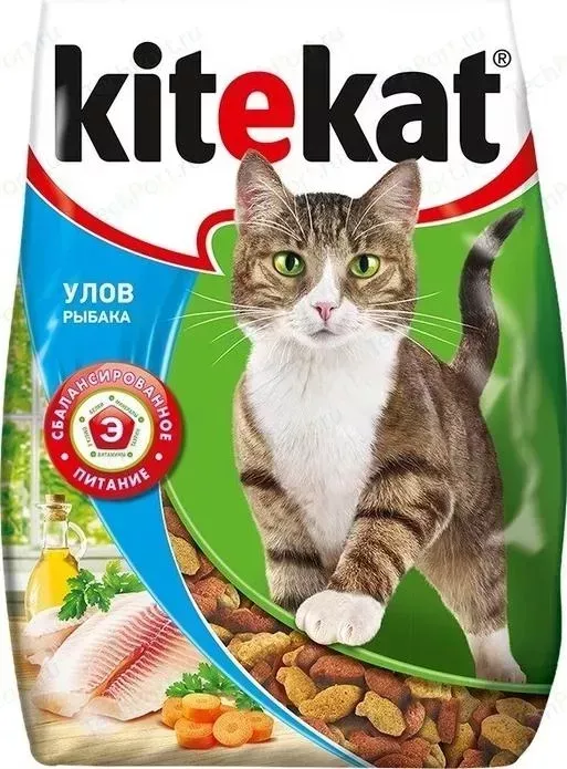 Сухой корм Kitekat Улов рыбака для кошек 350г (10132131)