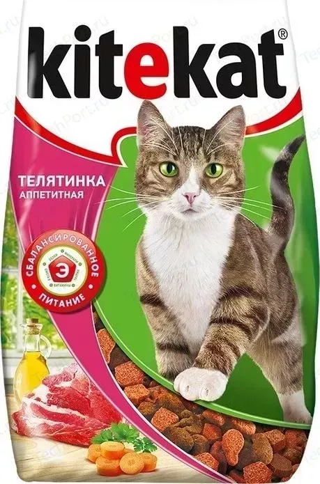 Сухой корм Kitekat Телятинка аппетитная для кошек 1.9кг (10132149)