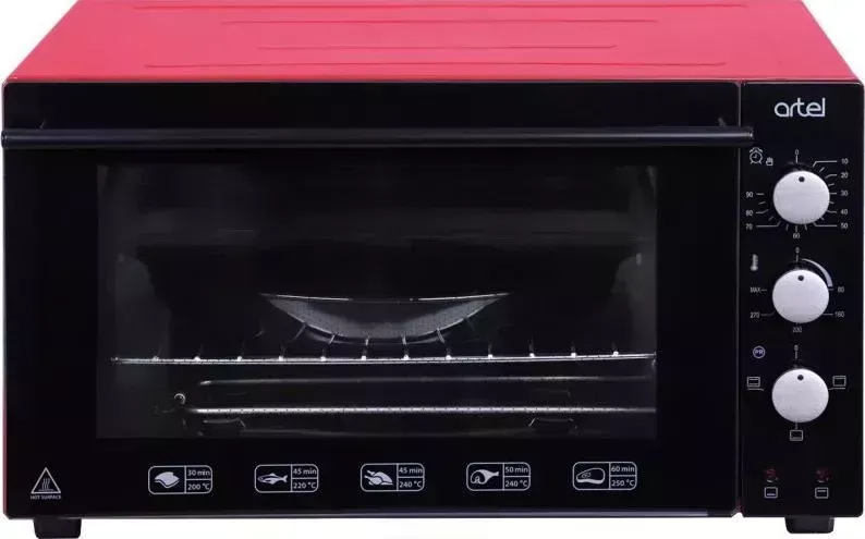 Мини-печь Artel MD 4218E красно-черная