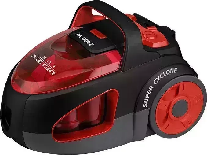 Пылесос DELTA LUX DL-0846 черный с красным