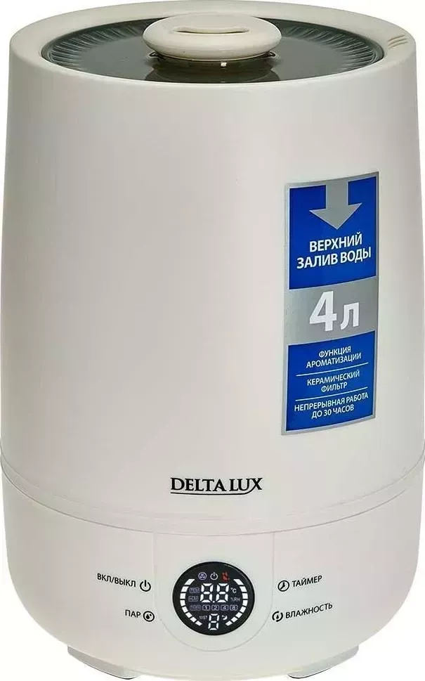 Увлажнитель воздуха DELTA LUX DE-3705 белый