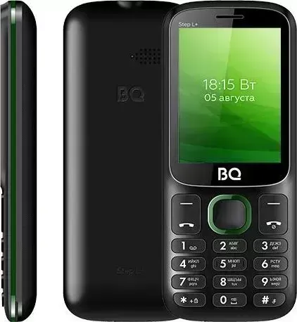 Мобильный телефон BQ Смартфон 2440 Step L+ Black/Green