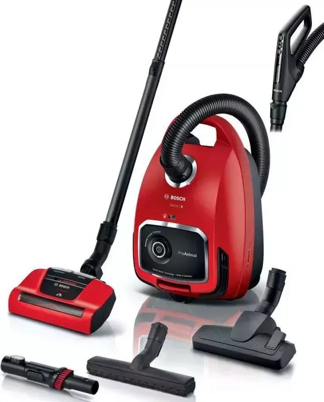 Пылесос BOSCH BGL6PET1 красный