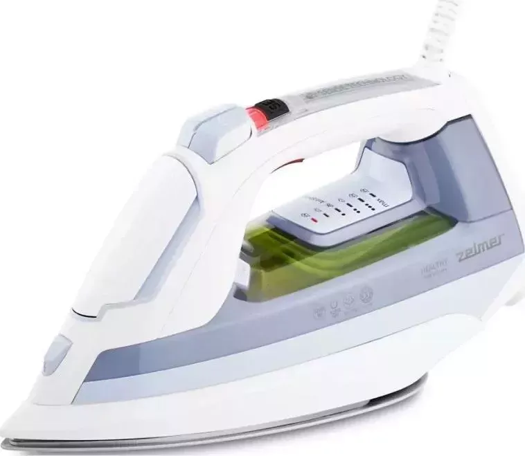Утюг ZELMER ZIR3200 HEALTHY WHITE/BLUE