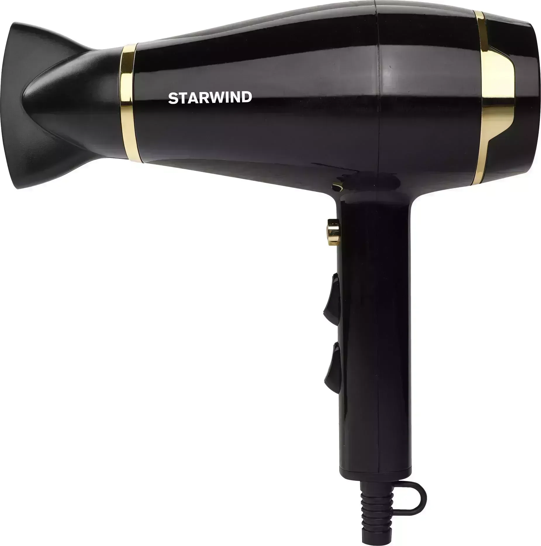 Фен STARWIND SHD 6063 черный/хром