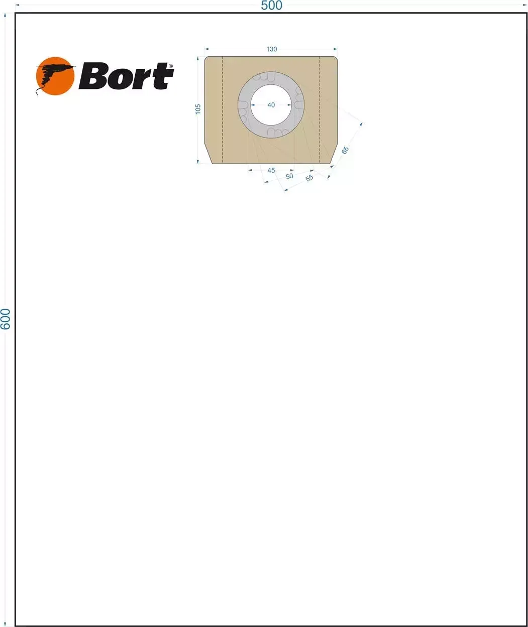 Мешок для пылесоса BORT BB-012U (93411485)
