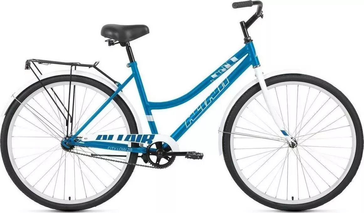 Велосипед  Altair CITY 28 low голубой/белый (RBK22AL28024)