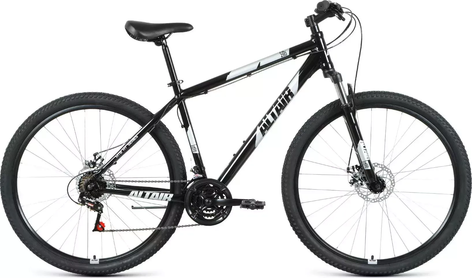 Велосипед  Altair AL 29 D рост. 19 черный/серебристый (RBK22AL29249)