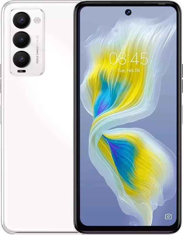 Смартфон  Tecno Camon 18 6/128Gb Ceramic White