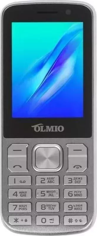 Мобильный телефон  Смартфон Olmio M22 серебро