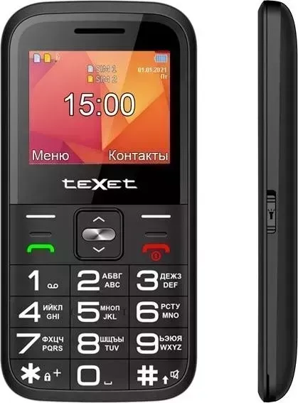 Мобильный телефон TeXet Смартфон teXet TM-B418 черный
