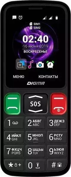 Мобильный телефон DIGMA Смартфон LINX S240 черный