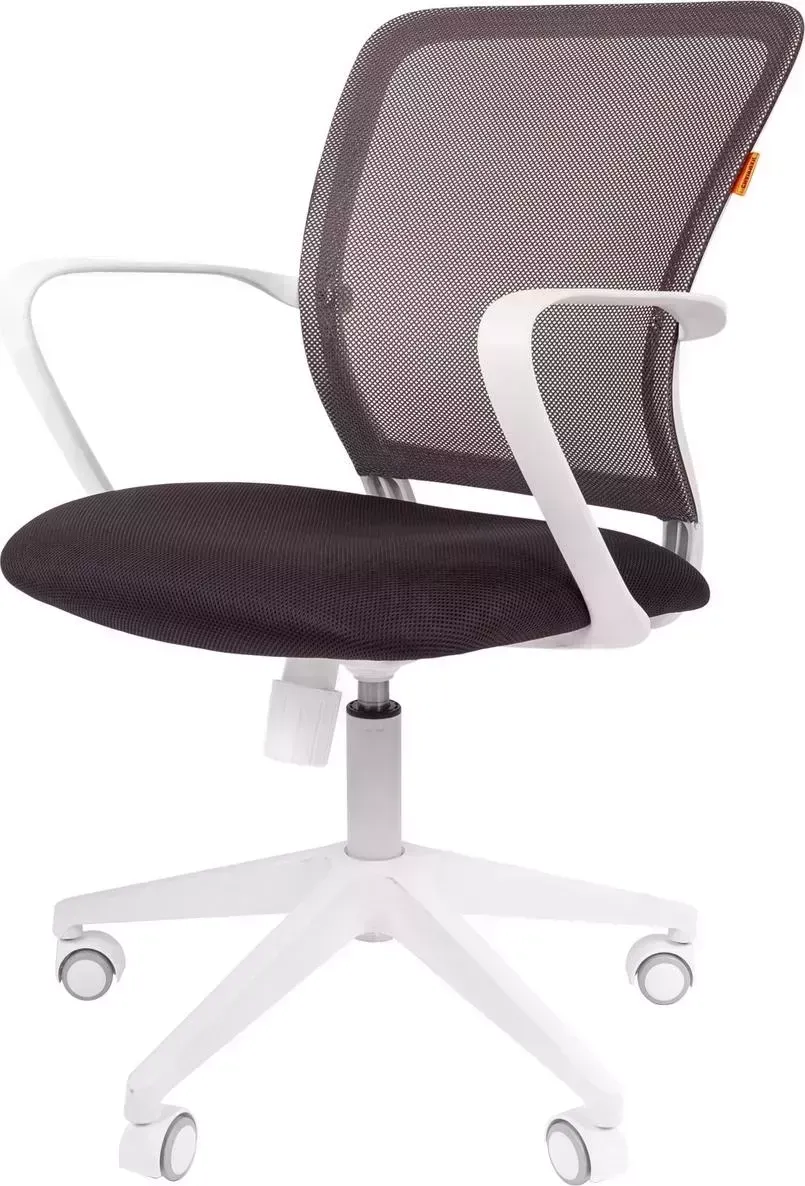 Кресло офисное CHAIRMAN 698 белый пластик TW-12/TW-04 серый