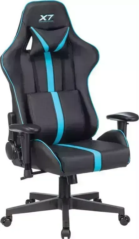 Кресло офисное A4TECH X7 GG-1200 черный/голубой