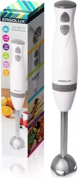 Блендер  Ergolux ELX-HB02-C31 бело-серый