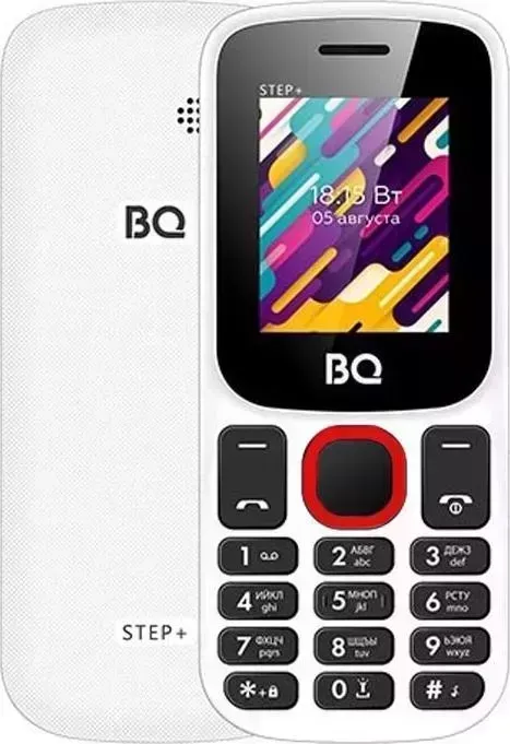 Мобильный телефон BQ Смартфон 1848 STEP+ WHITE/RED