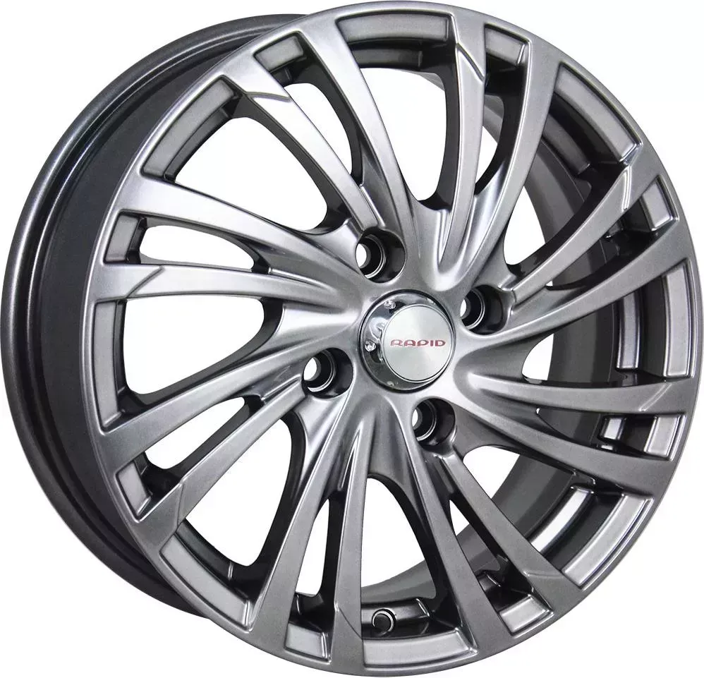Диск автомобильный RAPID Мейола-оригинал 6x15/4x100 ET48 D54.1 дарк-платинум 6X15/4X100