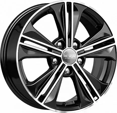 Диск автомобильный КиКРеплика КиК КС778 6x16/5x114.3 ET43 D67.1 алмаз-черный 6X16/5X114.3