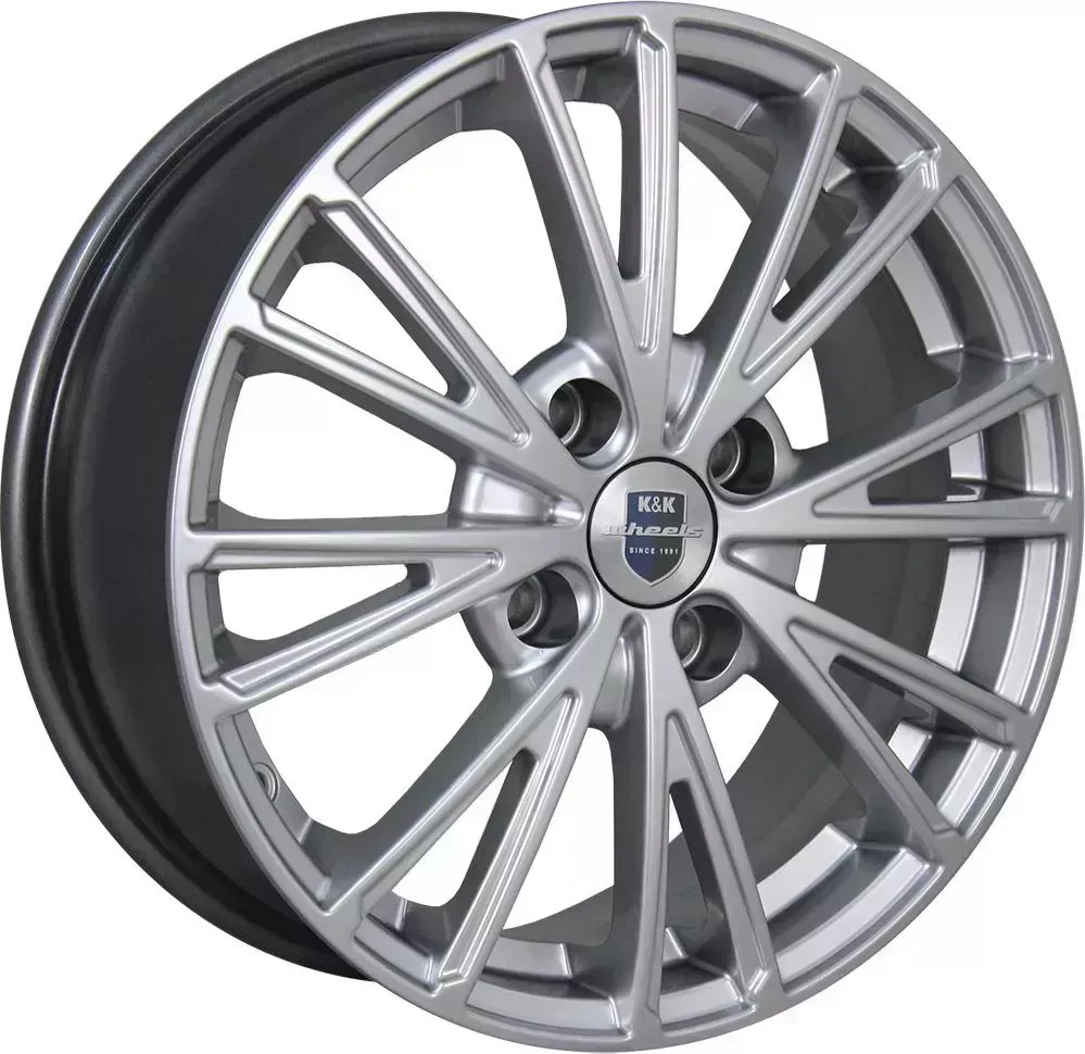 Диск автомобильный КиК Меандр 6x15/4x98 ET35 D58.5 сильвер-SK 6X15/4X98