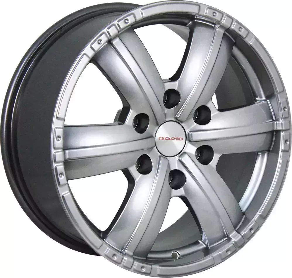 Диск автомобильный RAPID Окинава-оригинал 7.5x17/6x139.7 ET25 D106.1 дарк-платинум 7.5X17/6X139.7