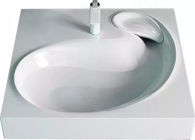 Раковина над стиральной машиной Raval Buta 60х60 с кронштейнами (4603335339683)