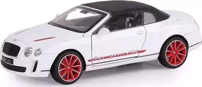 Машина Автопанорама Bentley Continental Supersports ISR, белый, масштаб 1:24, свет, звук - JB1251134