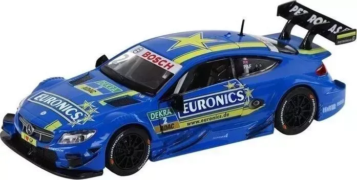 Машина Автопанорама Mercedes-AMG C 63 DTM, синий, масштаб 1:32, свет, звук, инерция - JB1251325