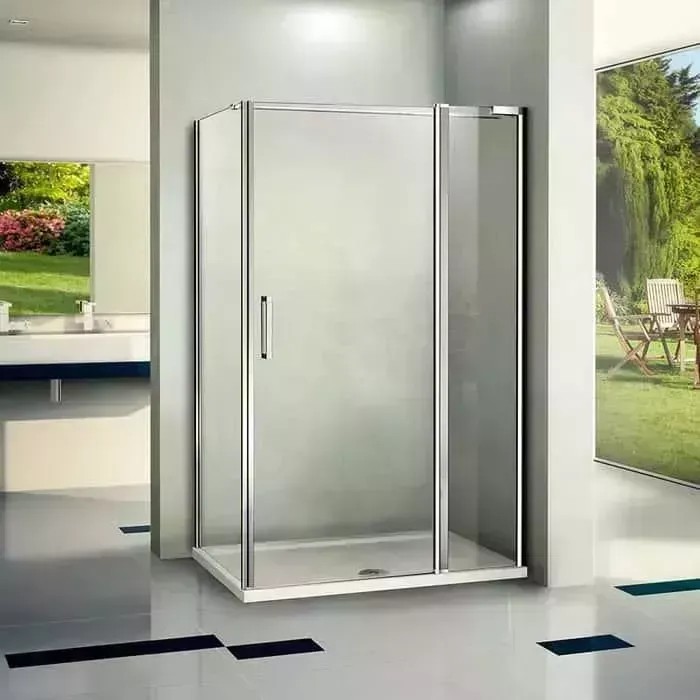 Душевой уголок Good Door Pandora WTW+SP 140x100 прозрачный, хром