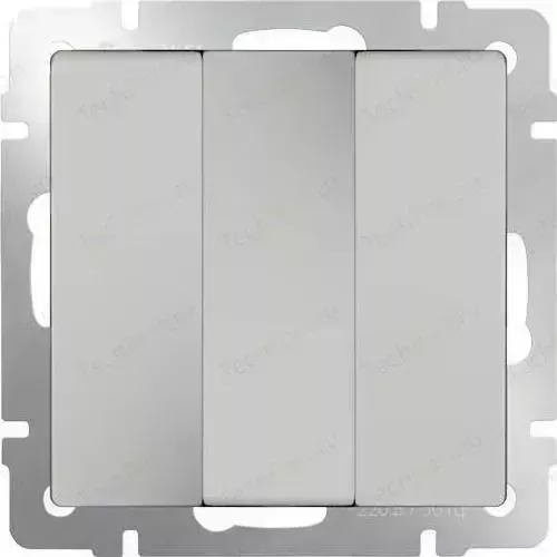 Выключатель трехклавишный Werkel слоновая кость WL03-SW-3G-ivory