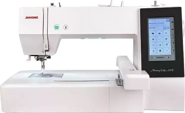 Швейная машина JANOME Memory Craft 500E белый
