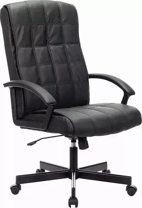 Кресло офисное Brabix Quadro EX-524 экокожа черное 532104