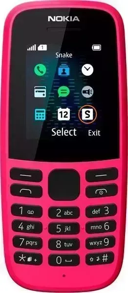 Телефон NOKIA 105 SS PINK