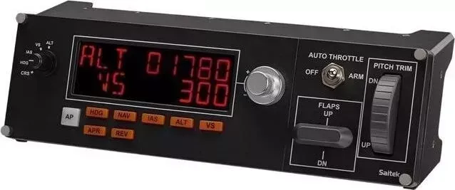 Панель LOGITECH управления автопилотом для авиасимуляторов G Flight Multi Panel (945-000009)